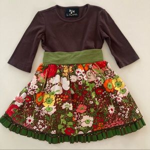 Llum Baby Girl 12-18 Months Floral Dress Fall